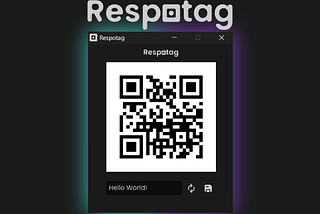 Respotag: A Real-Time QR Code Generator