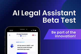 VAIOT’s V2 AI Legal Assistant Beta Test is LIVE!