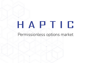 Haptic Finance: A primer