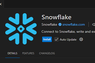 Increase your productivity in Snowflake with Visual Studio Code