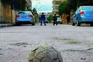 Neighborhoods’ Soccer In Syria … No One Win… No One Lose…!!