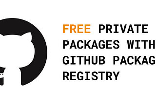 Private npm packages in Github package registry