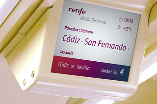 Mini Case Study | Pantallas Renfe