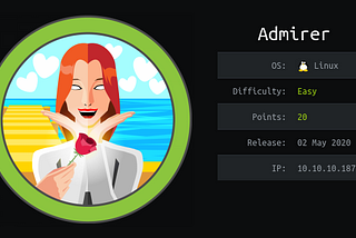 HackTheBox — Admirer