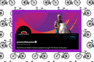 Power of Bicycles’ Twitter page.