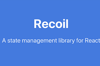 CRUD with RecoilJS and remote API