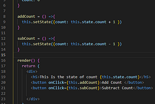 Simple Local State React Counter
