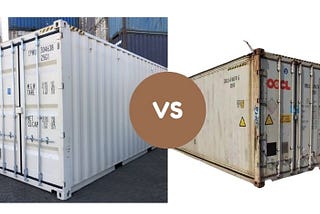 New vs. Used Shipping Containers: Picking the Perfect Steel Box Online