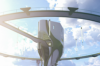 Electric Green A0K1VERSE Sky Pod