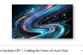 Data Mockstar GPT | Crafting the Future of Mock Data