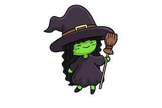 How to draw a witch