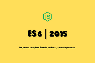 ECMAScript | ES6 | Using javascript in day to day routine