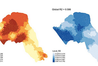 Function for identifying most suitable geographically weighted regression model