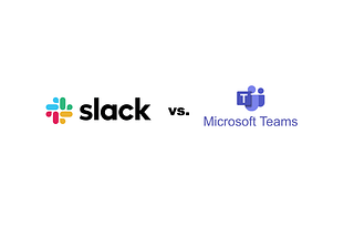 Slack and Microsoft Teams logos