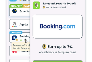 RatePunk CASHBACK launch — first in TRAVEL