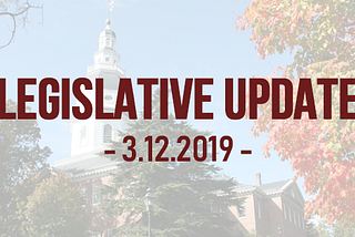 Annapolis Legislative Update — $1 BILLION IN NEW TAXES???