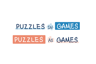 Sketchnote: Puzzles in Games, Puzzles as Games