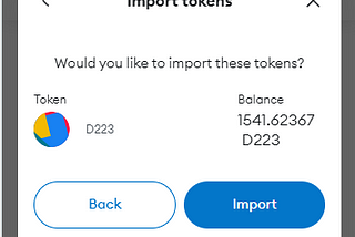 D223 Token FAQ