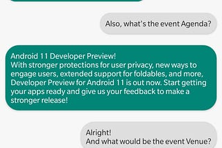 Making Chatbot a best companion for your Android app
