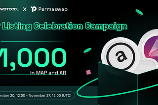 Join MAP Trading Campaign, Win a Share of 64300 MAP and 70 AR!