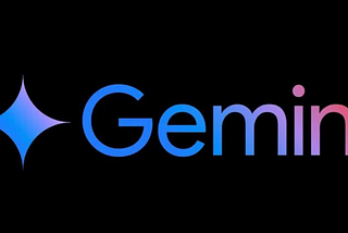 This image shows a logo of the Gemini model.