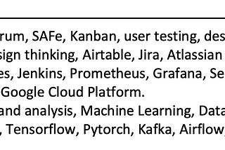 The Elements of a Tech Resume