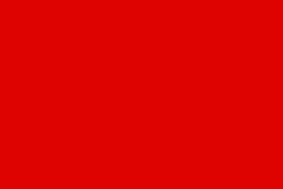An image in red signifying the bleeding Kashmir.