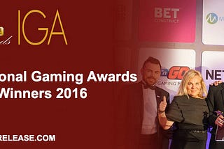 International Gaming Awards Winners 2016