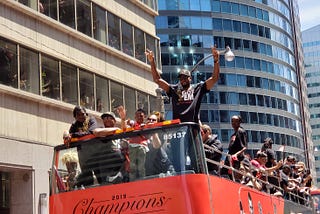 Taking in some unexpected Raptors revelry on Canadian visit