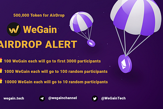 WeGain AIRDROP