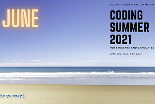 Coding Summer 2021 — June