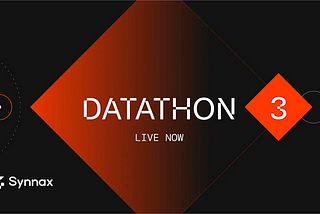Synnax Datathon 3 Launched. Compete with a few for big $!