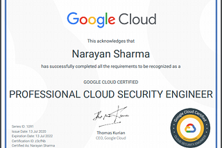 Important topics to passed Google Cloud Professional Cloud Security Engineer Certification