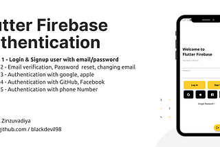 Flutter Firebase Authentication with Email and Password ( part - I)