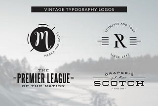 I will do modern line art text or badge logo design