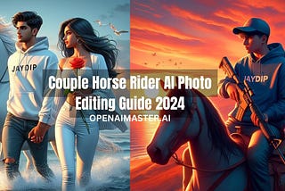 Couple Horse Rider AI Photo Editing Guide 2024