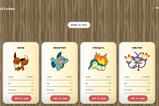 Detailed Explanation: pokePicker project using JS x API