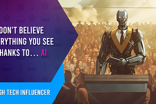 Don’t believe everything you see thanks to… AI