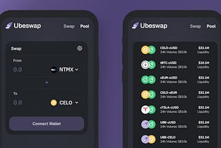 NetM Token — NTMX listed in Ubeswap DEX