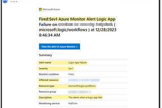 Azure Sentinel Logic App / Playbook Failure Alerts