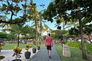 Nusa Dua Bali beach walk