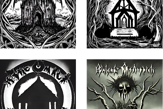 Does AI know its metal? Generating metal album covers with Stable Diffusion