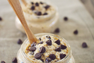 Peanut Butter Cookie Overnight Oatmeal {WWP+8} Dashing Dish on We Heart It.