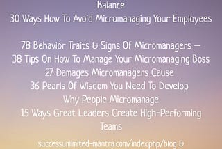 From Micromanaged to Empowered: Your Blueprint for Workplace Liberation