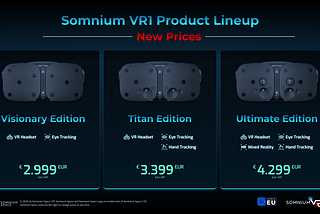 🏷️New Somnium VR1 Pricing | First VR1 Meetup🤝 | Updated Delivery Times 🚚