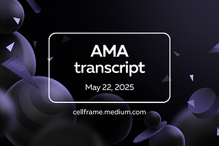 AMA with Dmitry Gerasimov, May 22, 2025