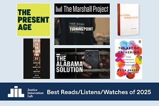 JIL’s 2025 Recommended Reads, Listens, and Watches