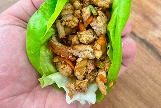 Asian lettuce wraps