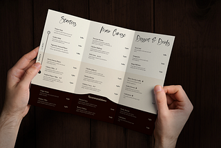 Redesigning the Menu Card: Truly, a very fruitful project