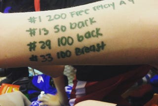 Saturday Dispatch from the Swim Meet